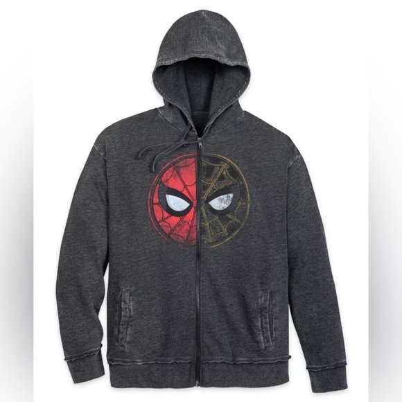 NEW DISNEY PARKS Official MARVEL - ADULT Zip Hoodie - Spider-Man: No Way Home - Picture 2 of 13